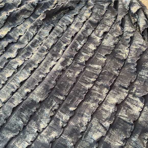 style&co grey and silver long blouse - Picture 4 of 4